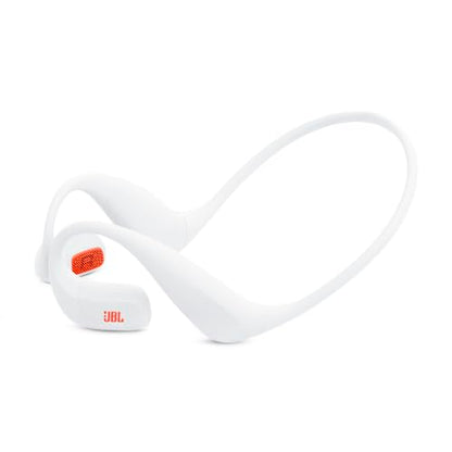 JBL Endurance Pace - Open-Ear Sport Headphones (White/Orange) - color: White