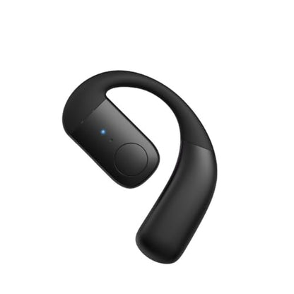 Single Bluetooth Phone Earpiece Earbud One Ear Piece Open Ear Bud Air Bone Conduction Earbuds Earless Out of Ear Headphones Bluetooth 5.4 Wireless Headsets with Microphone Earhook,88 Playtime for work