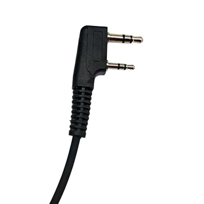 Professional Throat Mic with K1 Dual Pin Connector for Two Way Radio, Neck Mic PTT Headset for Baofeng UV-5R, BF-888S, Retevis H-777, RT22, Kenwood TK-340, Arcshel AR-5, HYT TC286 (3pack)