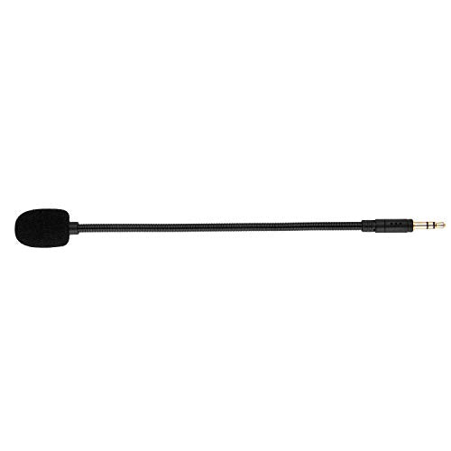 3.5mm Mic Replacement for Turtle Beach Stealth Pro Gaming Headset, Laptop | PC Computer, GoPro Insta360 One RS Camera, PDP Afterglow AG6 - Plug in Gooseneck Aux Microphone, 2-Pack