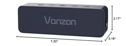 Vanzon Bluetooth Speakers V40 Portable Wireless Speaker V5.0 with 24W Loud Stereo Sound, TWS, 24H Playtime & IPX7 Waterproof, Suitable for Travel, Home&Outdoors - color: Gray