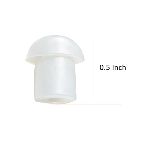 100 Pack Replacement Mushroom Earbud Ear Tips for Baofeng Motorola