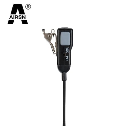 A Earpiece Headset with PTT/VOX for Midland GXT1000VP4 GXT1050VP4 LXT500VP3 Walkie Talkies/Two Way Radio Transparent Acoustic Tube (Pack of 2)