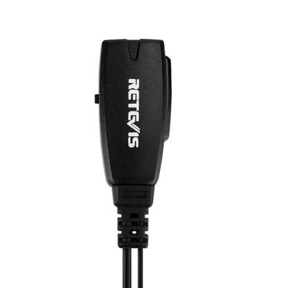 Retevis Hands Free Two Way Radio Headset with Mic, for RT22/RT68/RT21/H777/RT27 | VOX, Coil, G-Type Earhook, Compatible with Pxton, Baofeng BF-888S, Kenwood Walkie Talkie, Walkie Talkie Earpiece(1 Pack)