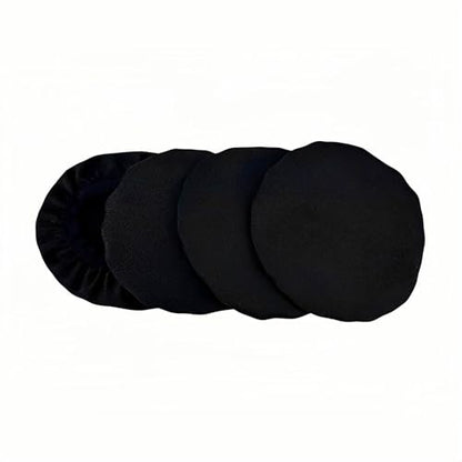 Non-Disposable Earphone Covers Headphone Earpads Sweater Cover Protectors with Washable Stretchable Ice Fabric,Headset Cover for Gym, Training, Gaming,Fit for Diameter 2.5" - 3" Ear Pads