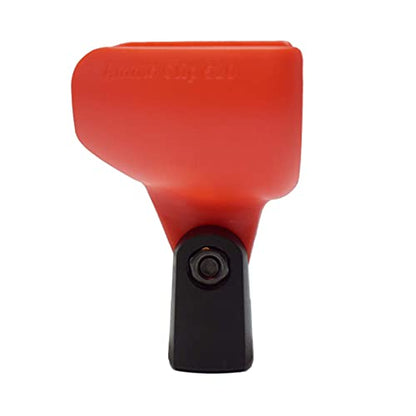 Ammo Clip 520 Bullet Mic Holder Compatible With Shure 520DX Green Bullet, Superlux D112/C and Other Similar Harmonica Microphones (Chilly Red) - color: Chilly Red