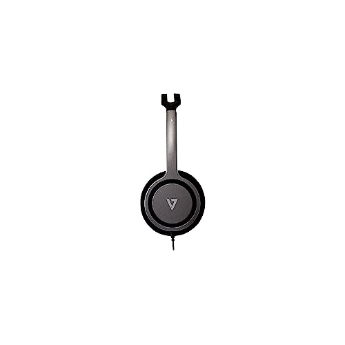 V7 HA310 Lightweight Stereo Headset - Black & Grey