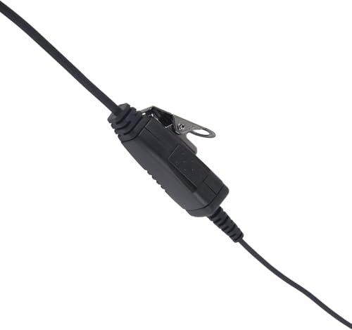 WODASEN Walkie Talkie Earpiece with Mic C-Swivel D-Ring G-Shaped Hook Two Way Radio Headset for Ailunce HD1 HD2 HA1G GP328plus EX500 RT47 RT47V RT48 RT29 NR30 RB23 Radios (G-Shape) - style: G-shape