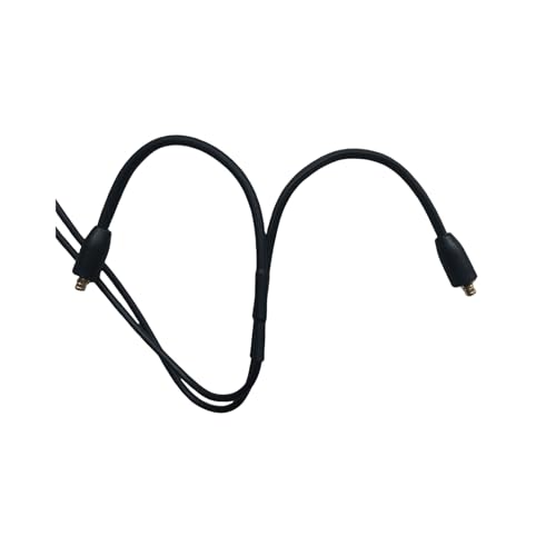 Replacement EAC64BK 64 -Inch Detachable Earphone Cable for Shure SE215, SE315, SE425 SE535 and SE846 Earphones (Black) - color: Black