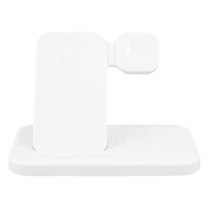 Fabater Wireless Charging Station, 15W Fast Foldable with 4 in 1 Charging Dock, Multi Device Charger Stand for Phone Watch Headphone Travel