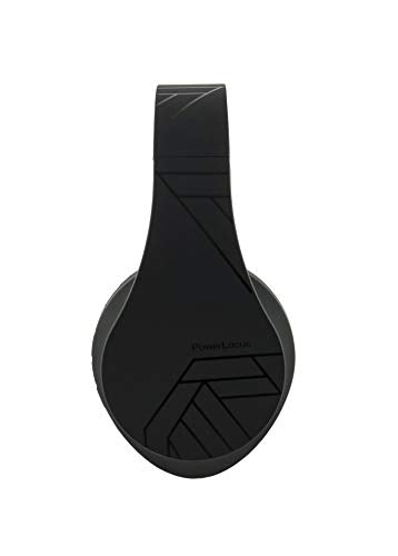 PowerLocus Bluetooth Over-Ear Headphones, Wireless Stereo Foldable Headphones Wireless and Wired Headsets with Built-in Mic, Micro SD/TF, FM for iPhone/Samsung/iPad/PC (Black) - color: Black