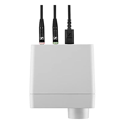 EPOS GSX 300 - External Computer Sound Card - High-Resolution Stereo & 7.1 Surround Sound - LED Volume Dial; Customizable Smart Button - Windows 10 Synchronized - Snow Edition - color: White