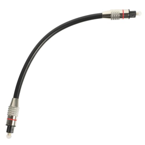 Mikikit Digital Optical Audio Cable with PVC and Pmmc Material 1 Meter Easy to Store and Pressure-Proof Optical Cord for Home Theater System and Audio System for Tv Soundbar