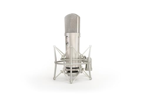 Warm Audio WA-87jr Large Diaphragm Condenser Mic with Shockmount, Rich Studio-Grade Sound for Vocals, Instruments, Podcasts, Nickel - color: Nickel