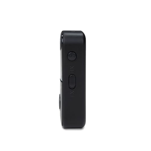 AT&T Essentials Bluetooth Transmitter Receiver LED Audio Adapter Black | Low latency sound, USB Type A connection, LED display, transmitter and receiver modes, lightweight design, portable audio use