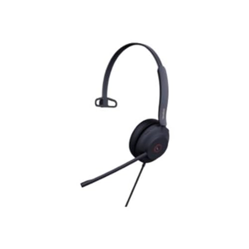 Yealink UH37 Wired USB-A Headset with Noise Cancelling Mic for PC Computer | Mono Work Headset with Microphone Professional Office Call Center Headphone Teams Certified Compatible with Teams Zoom