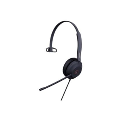 Yealink UH37 Wired USB-A Headset with Noise Cancelling Mic for PC Computer | Mono Work Headset with Microphone Professional Office Call Center Headphone Teams Certified Compatible with Teams Zoom