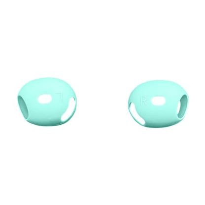 Protective Cover Ear Tips Case for Dedicated Earbuds Soft Silicone Sleeve Perfectly Fit Scratch Resistance Shock - color: Green