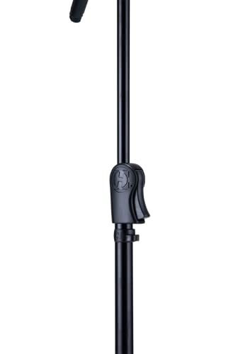 Hercules MS532B EZ Clutch Tripod Microphone Stand with 2 In 1 Boom & EZ Mic Clip