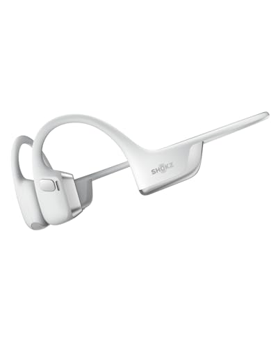 SHOKZ OpenRun Pro 2 Bone Conduction Bluetooth Sport Headphones, Silver | Bundle with Reflective Strip；Open-ear awareness; DualPitch premium sound；Smart Mic; IP55; 12H battery; Running/cycling/hiking - color: Silver, size: Standard