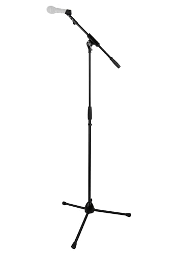 Gearlux Tripod Boom Microphone Stand with Tripod Base, Adjustable Height up to 60 Inches - 4-Pack - color: 4-Pack, size: Tripod Base