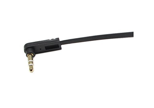 3.5mm Audio Cable, Right Angle Gold Plated 3.5mm Auxiliary Audio Stereo Male to Male Cable(0.5 Feet)