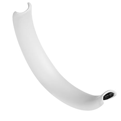 Geekria Protein Leather Headband Pad Compatible with Bose QuietComfort Ultra Headphones, Replacement Band Repair Part (White) - color: White