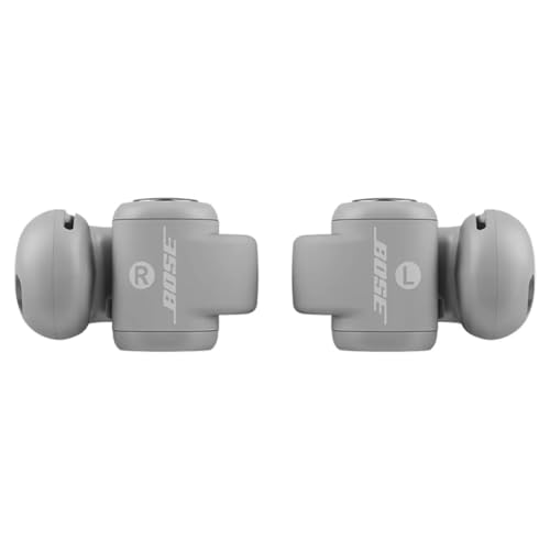 Bose Ultra Open Bluetooth Earbuds, True Wireless Earbuds with OpenAudio for Awareness, Clip On Design for Comfort, Immersive Audio, Up to 48 Hrs of Playtime + 20W Wall Charger (Moonlight Gray) - color: Moonlight Gray