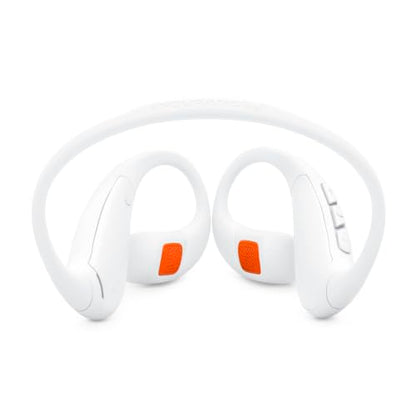 JBL Endurance Pace - Open-Ear Sport Headphones (White/Orange) - color: White