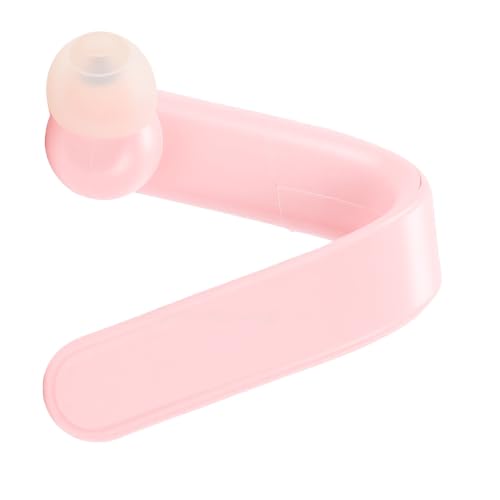 Bewinner Single Ear Bluetooth Headset, 15 to 20 Hour Playtime, IP67 Wireless Bluetooth Earpiece with HD Mic for Trucker Driver Office Travel Laptop Cell Phone (Pink) - color: Pink