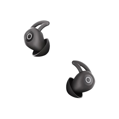 Invisible Sleep Headphones, Noise Blocking Sleep Earbuds, Compact Design for Side Sleepers, Immersive Audio Spatialized Sound (Black)