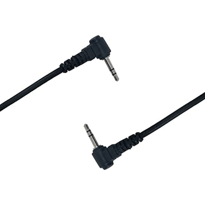 G-Shape Earpiece 2-Pack Compatible with MH230R MR350R T200 | Surveillance Headset, PTT Mic, Comfort, Hands-Free, Lightweight, 2.5mm, Metal Clip, Walkie Talkie, T460 T800 MT350R