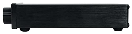 Rockville RDAC5B DAC Digital to Analog Converter with Headphone Amp, Black | USB / Optical / Coaxial Inputs, RCA Output, 24Bit/192kHz, 106dB SNR, Plug and Play, Compact, Volume Control - style: Black