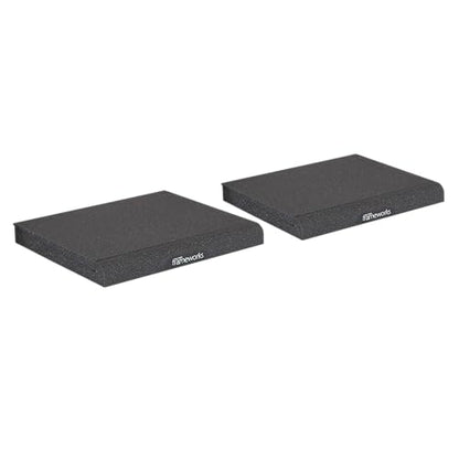 Gator Frameworks Pair of (2) Acoustic Foam Isolation Pads for Studio Monitors, Fits 8" Speakers (GFW-ISOPAD-LG) - size: Large