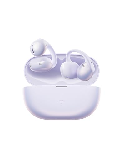 SHOKZ OpenDots Air Open-Ear Clip-On Bluetooth Earbuds, Purple,Touch Control - color: Daybreak Purple
