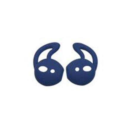 5 Pairs Silicone Ear Tips Earpods Covers Hooks for AirPods 1&2 Blue - color: Blue
