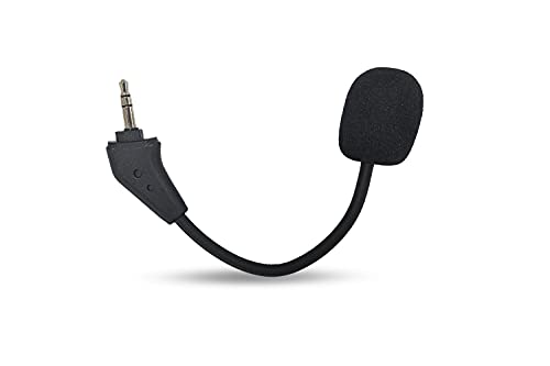 Replacement Game Mic for Corsair HS50 H60 HS70 Series Stereo Gaming Headset on PS4 PS5 Xbox One PC, 3.5mm Detachable Boom Microphone Noise Cancelling
