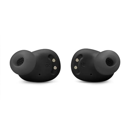 JBL Vibe Buds 2 - Noise Cancelling Earbuds - Black | JBL Pure Bass sound, Active Noise Cancelling with Smart Ambient, 4 mics for crisp, clear calls, Water and dust resistant - color: Black