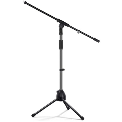Tellegloww 1 Pcs Mic Stand Tripod Boom Adjustable Height 75 Inches