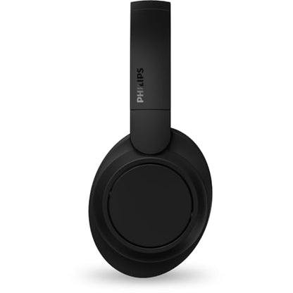 PHILIPS H6509 Wireless Headphones, Over-Ear Bluetooth 5.3 Headphones with Noise Canceling Pro, Dynamic Bass, 70H Battery Life, Fast Charging, Soft Ear Cups, Multipoint Connectivity, App Control