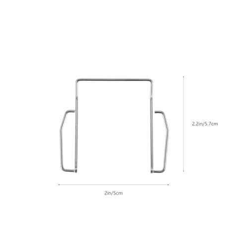 SUPVOX Receiver Belt Clip Universal Microphone Holder Clip for Wireless Mic Transmitters Professional Mic Belt Mount Lightweight and Durable 2.24X1.96X0.39 Inch