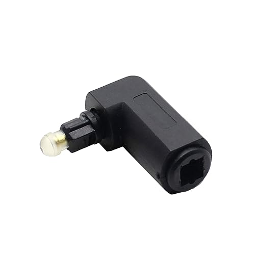 5pcs Fiber Optic Connector UPC Female to Male Right Angle Audio Adapter Audio Adaptor