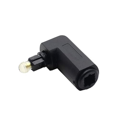5pcs Fiber Optic Connector UPC Female to Male Right Angle Audio Adapter Audio Adaptor