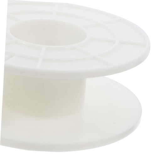 Portable Cable Reel 3Pcs Plastic round Cord Carrier for Audio Storage | White Finish, Drop Resistant Wear Resistant Build, Stable Performance, Light Weight Design, Replacement Part