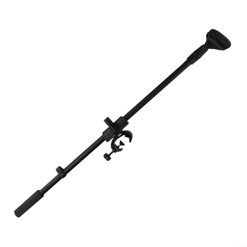 Adjustable Microphone Stand Boom Arm Mount With Holder Extension Bracket 360 Degree Rotating Desktop Mic Stand Clip For Studio Broadcasting Recording Live Streaming 55CM Length(Mic Clip A) - size: Mic Clip A