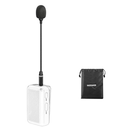 Neewer 3.5mm TRS Omnidirectional Condenser Microphone, Mic for Interviews and Content Creators, Compatible with DJI Wireless Mic Transmitters Compatible with Rode Wireless GO II 2 CM28, CM7 - style: CM7 Mic
