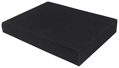 Rockville RRS263M Gray Foam Studio Monitor Isolation Pads, 10.5" x 13" | 3 Adjustable Angles, High Density Foam, Supports Up to 100 Lbs, Pair for 2 Monitors, Eliminates Vibrations, Decoupling Design