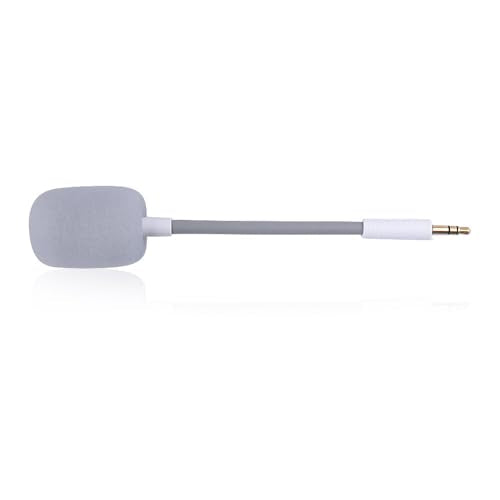 HUYUN Barracuda X Mic Replacement for Razer Barracuda X Wireless Gaming Headphone,3.5mm Detachable Gaming Microphone Boom (White) - color: white