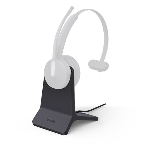 Yealink BHC70 Charging Stand for BH70 Bluetooth Headset & WH64 Hybrid Headphone, ≤90min Fast Charging, NO Power Adapter Needed, NO Headset Control Function, 1.2m USB-A Cable (ONLY Charging Stand)