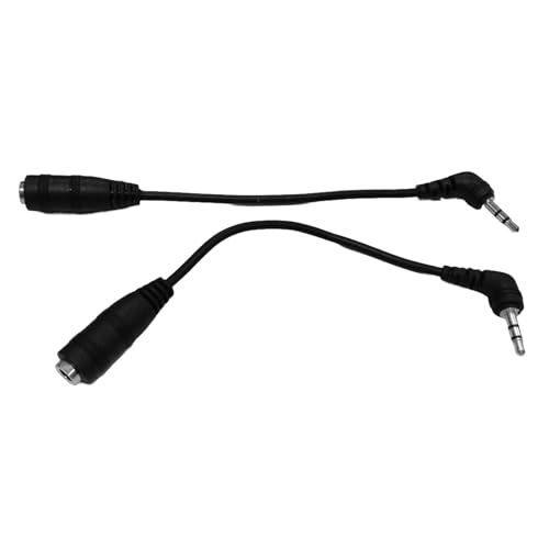 2.5mm Right Angled Male Plug to 3.5mm Female Stereo AUXs Sound Socket Power Adapter Converters Cable Right Angled Sound Cable